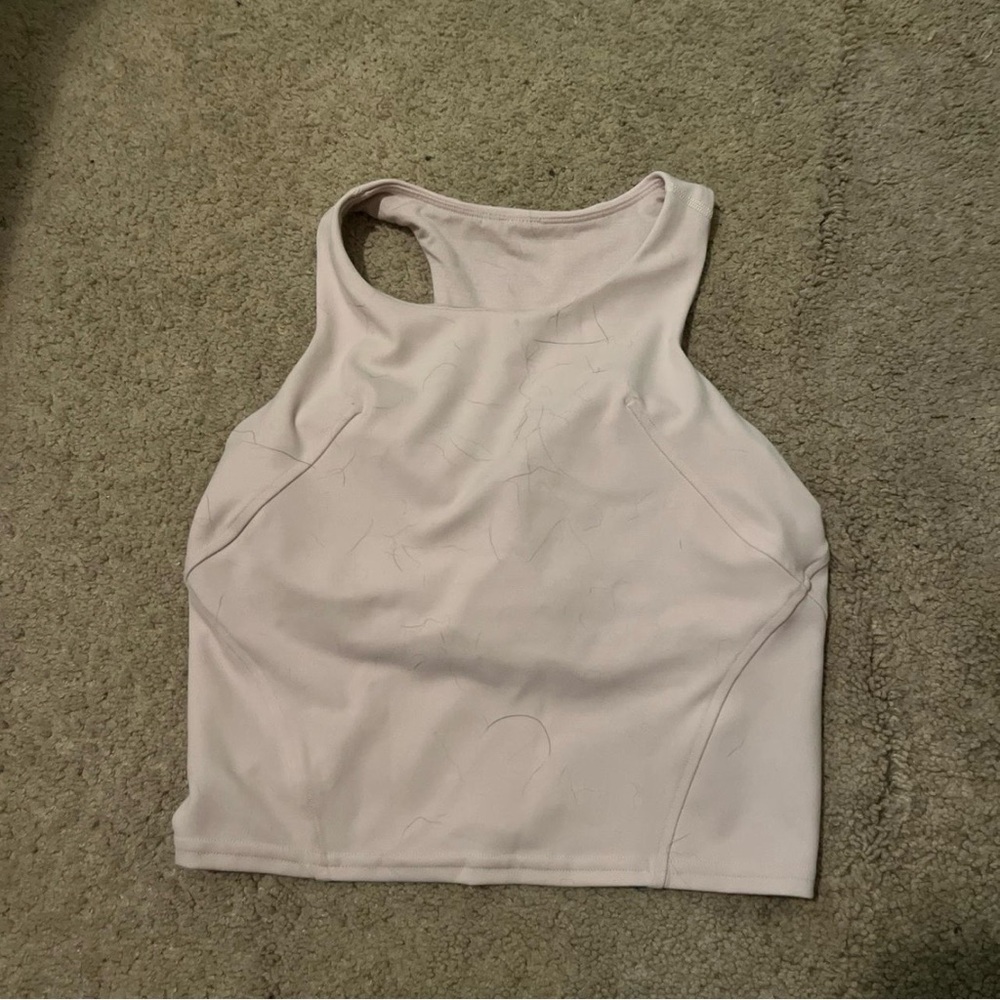 Women's Cream Sleeveless Top